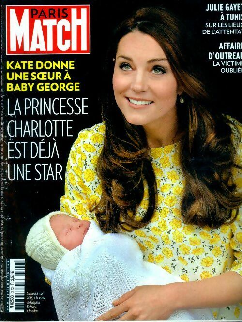 Livrenpoche : Paris Match n°3442 : La princesse Charlotte est déjà une star - Collectif - Livre