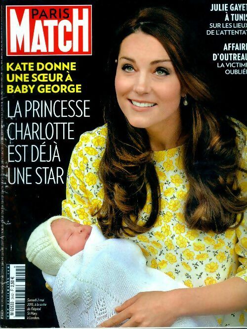 Paris Match n°3442 : La princesse Charlotte est déjà une star - Collectif -  Paris Match - Livre