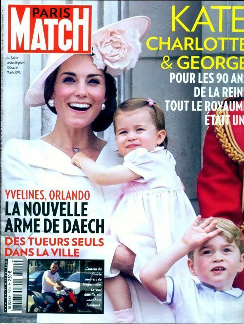 Livrenpoche : Paris Match n°3500 : Kate, Charlotte & George - Collectif - Livre