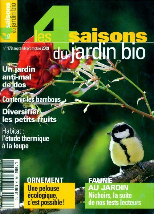 Livrenpoche : Les 4 saisons du jardin bio n°178 - Collectif - Livre