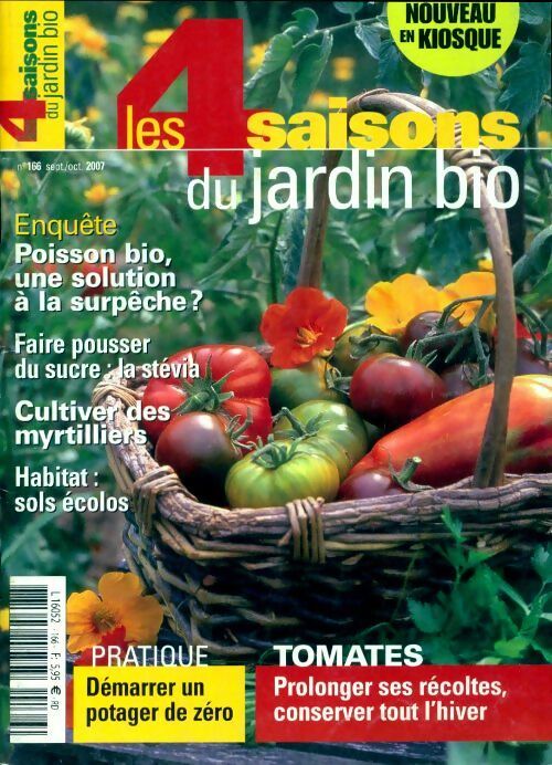 Livrenpoche : Les 4 saisons du jardin bio n°166 - Collectif - Livre