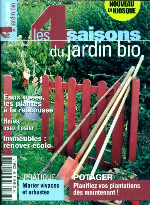 Livrenpoche : Les 4 saisons du jardin bio n°168 - Collectif - Livre