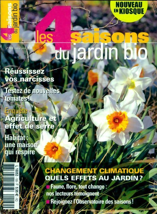 Livrenpoche : Les 4 saisons du jardin bio n°169 - Collectif - Livre