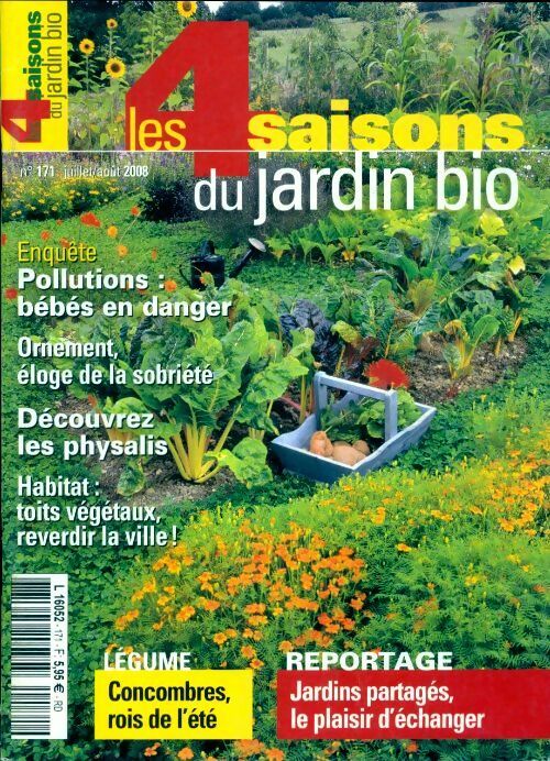 Livrenpoche : Les 4 saisons du jardin bio n°171 - Collectif - Livre