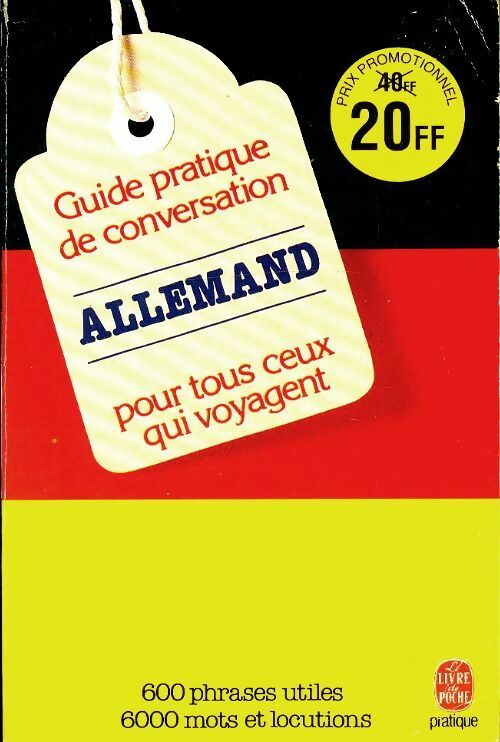 Livrenpoche : Guide pratique de conversation : Allemand - Werner Reuther, André Ravier - Livre