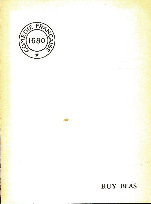 Ruy Blas de Victor Hugo - Jean-Bertrand Barrère - Livre