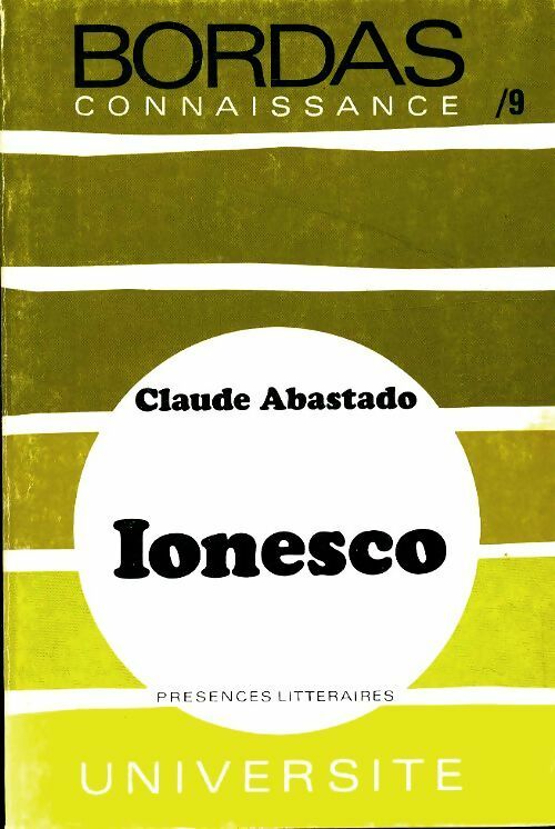 Livrenpoche : Ionesco - Claude Abastado - Livre