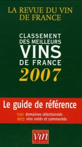 Livrenpoche : Classement des meilleurs vins de France 2007 - Bernard Burtschy - Livre