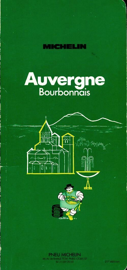 Auvergne. Bourbonnais - Collectif -  Le Guide vert - Livre