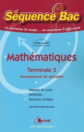 Livrenpoche : Mathématiques Terminale S enseignement de spécialité - Collectif - Livre