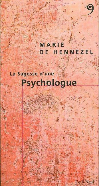 Livrenpoche : La sagesse d'une psychologue - Marie De Hennezel - Livre