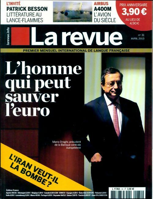 Livrenpoche : La revue n°31 : L'homme qui peut sauver l'euro - Collectif - Livre