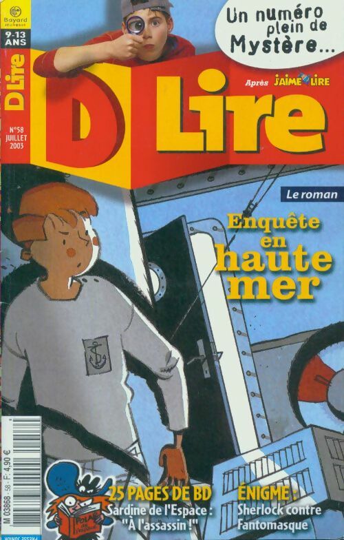 Livrenpoche : D lire n°58 : Enquête en haute mer - Collectif - Livre