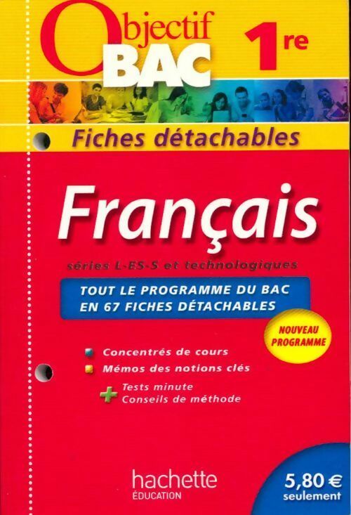 Livrenpoche : Français 1ères toutes séries, fiches de révision - Collectif - Livre