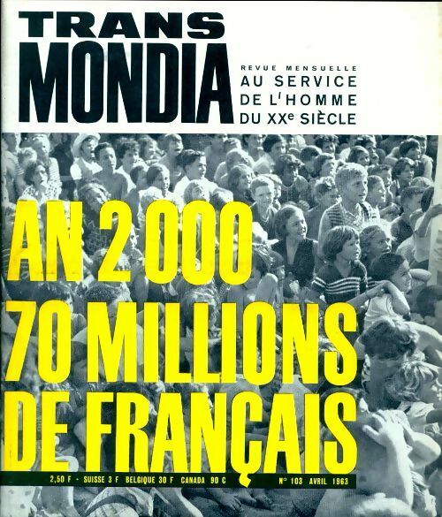 Livrenpoche : Transmondia n°103 : An 2000 - Collectif - Livre