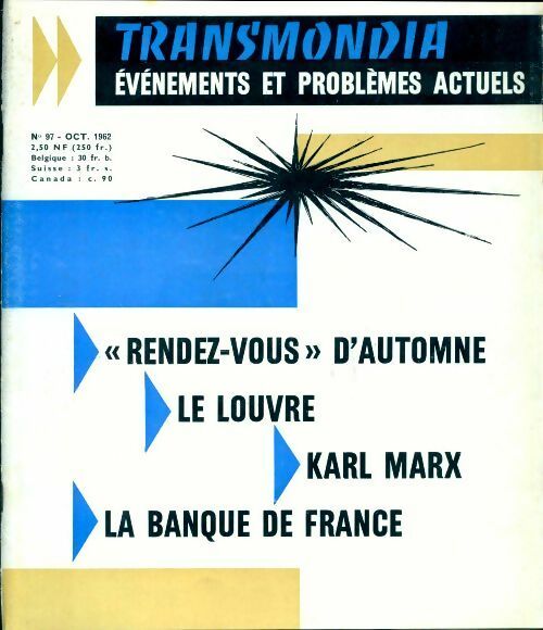 Livrenpoche : Transmondia n°97 - Collectif - Livre