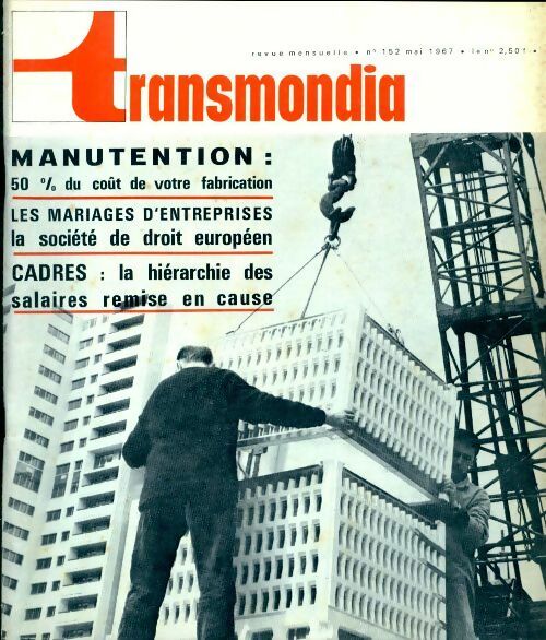 Livrenpoche : Transmondia n°152 : Manutention - Collectif - Livre