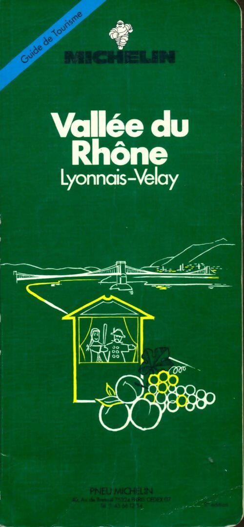 Vallée du Rhône 1992 - Collectif -  Le Guide vert - Livre