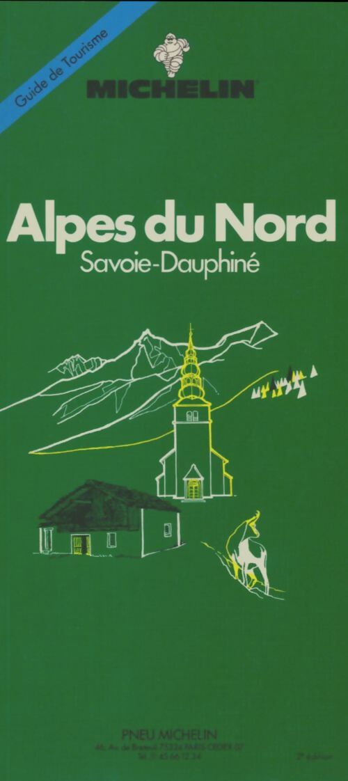 Alpes du nord 1992 - Collectif -  Le Guide vert - Livre