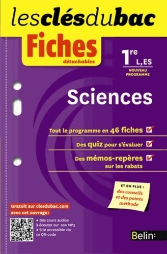 Livrenpoche : Sciences 1ères L, S - Ariane Pasco - Livre