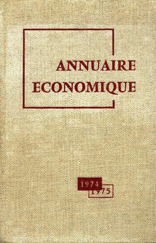 Livrenpoche : Annuaire économique 1974-1975 - Collectif - Livre