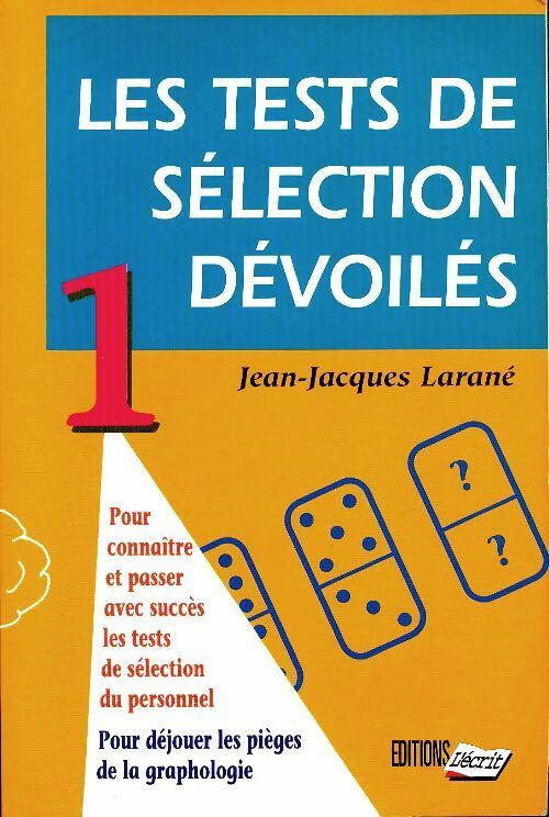 Livrenpoche : Les tests de sélection dévoilés Tome I - Jean-Jacques Larané - Livre