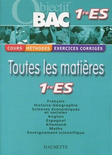 Livrenpoche : Toutes les matières : 1ère ES - Collectif - Livre