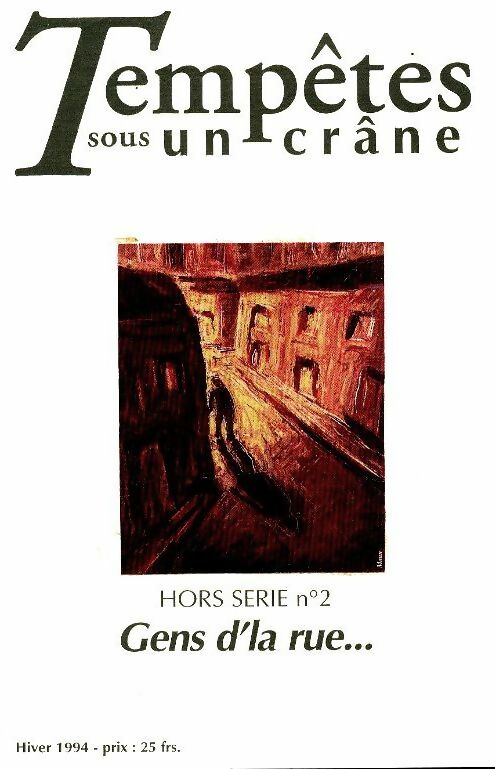 Livrenpoche : Tempêtes sous un crâne hors série n°2 : gens d'la rue - Collectif - Livre