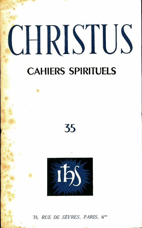 Livrenpoche : Christus n°35 - Collectif - Livre