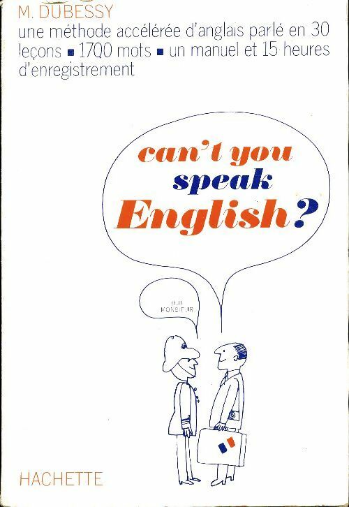 Livrenpoche : Cab't you speak english ? - M Dubessy - Livre