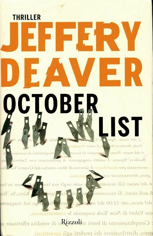 Livrenpoche : October list - Jeffery Deaver - Livre