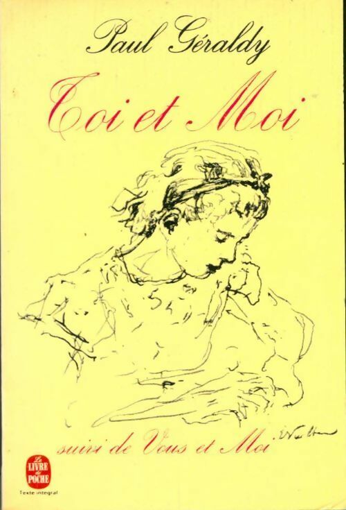 Livrenpoche : Toi et moi / Vous et moi - Paul Geraldy - Livre