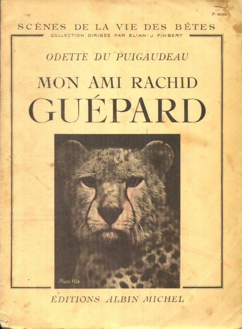 Livrenpoche : Mon ami Rachid guépard - Odette Du Puigaudeau - Livre