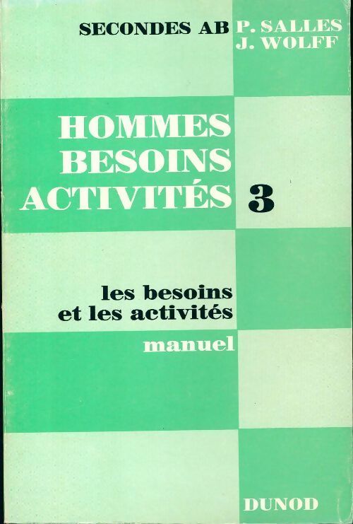 Livrenpoche : Hommes besoins activités Tome III : Les besoins et les activités - Jonathan Wolff - Livre
