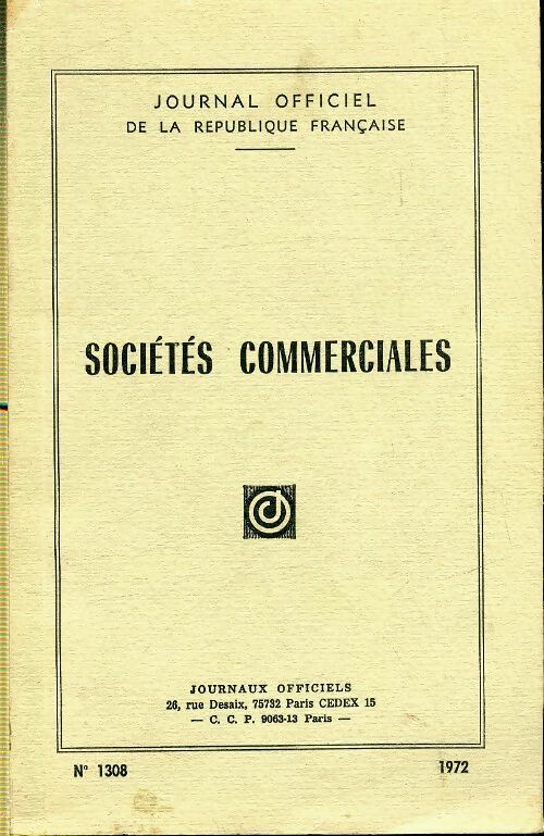 Livrenpoche : Société commerciales - Collectif - Livre