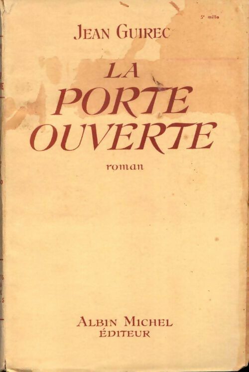 Livrenpoche : La porte ouverte - Jean Guirec - Livre