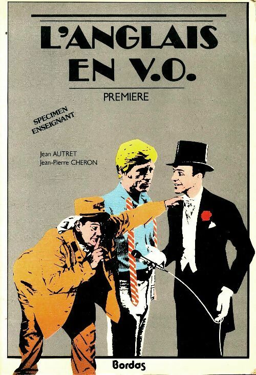 Livrenpoche : L'anglais en V. O. Première - Jean-Pierre Chéron - Livre