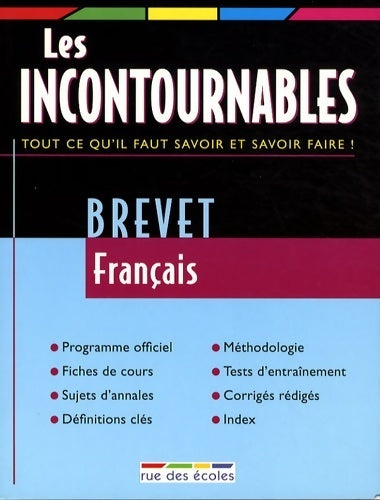 Livrenpoche : Brevet français - Philippe Lehu - Livre