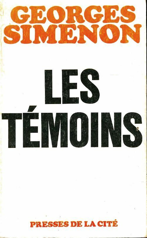 Livrenpoche : Les témoins - Georges Simenon - Livre