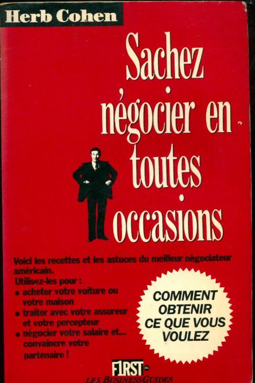 Livrenpoche : Sachez négocier en toutes occasions - Herb Cohen - Livre