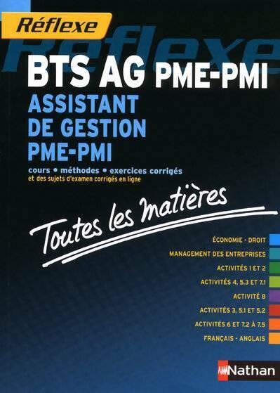Livrenpoche : BTS assistant de gestion PME-PMI - Collectif - Livre