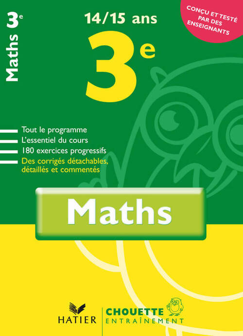 Livrenpoche : Mathématiques 3e 14-15 ans - Gérard Bonnefond - Livre