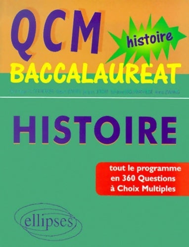 Livrenpoche : QCM baccalauréat histoire - Dominique Audet-Perrier - Livre