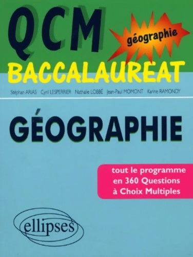 Livrenpoche : QCM baccalauréat géographie - Stéphan Arias - Livre