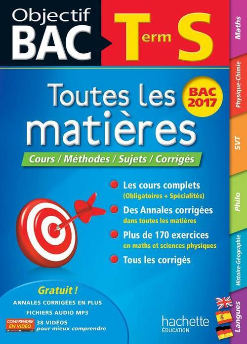 Livrenpoche : Toutes les matières Terminale S 2017 - Véronique Veyrier-Milan - Livre