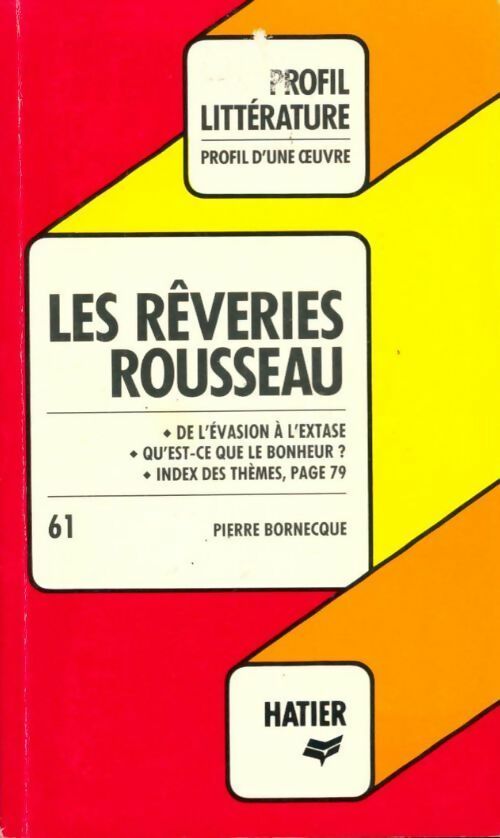 Livrenpoche : Les rêveries du promeneur solitaire - Jean-Jacques Rousseau - Livre