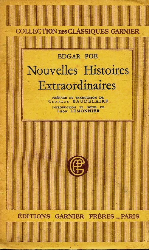 Livrenpoche : Nouvelles histoires extraordinaires - Edgar Allan Poe - Livre