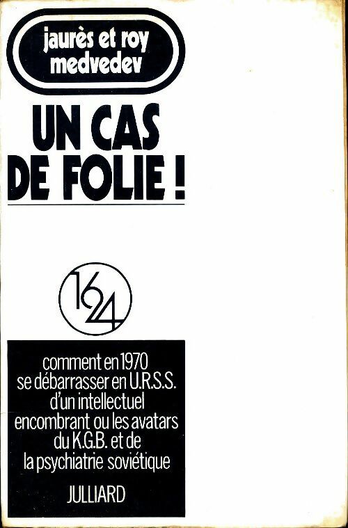 Livrenpoche : Un cas de folie - Jaurès Medvedev - Livre