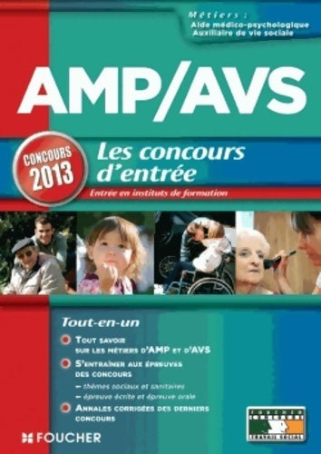 Livrenpoche : AMP / AVS concours d'entrée 2013 - Agnès Roux Galibert - Livre