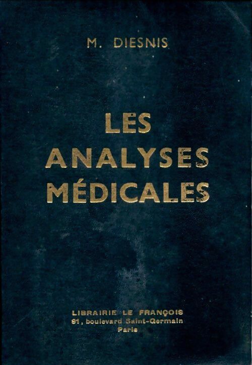 Livrenpoche : Les analyses médicales - M. Diesnis - Livre